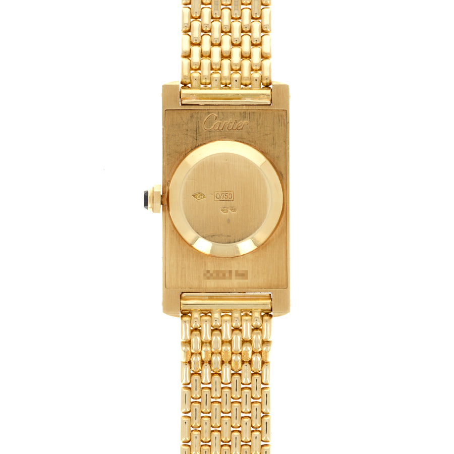 Cartier Yellow Gold Tank Cintree Watch