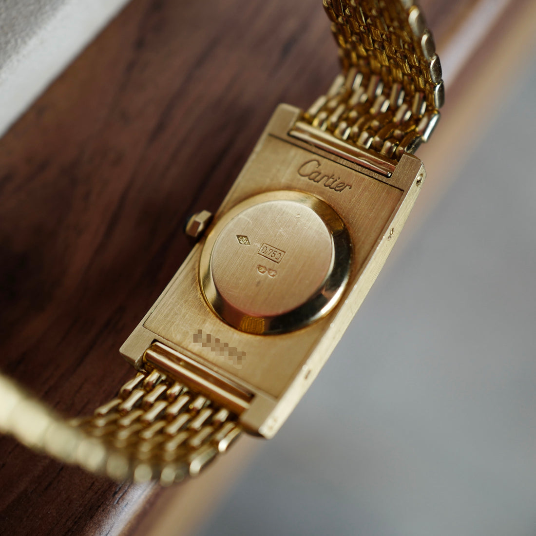Cartier Yellow Gold Tank Cintree Watch