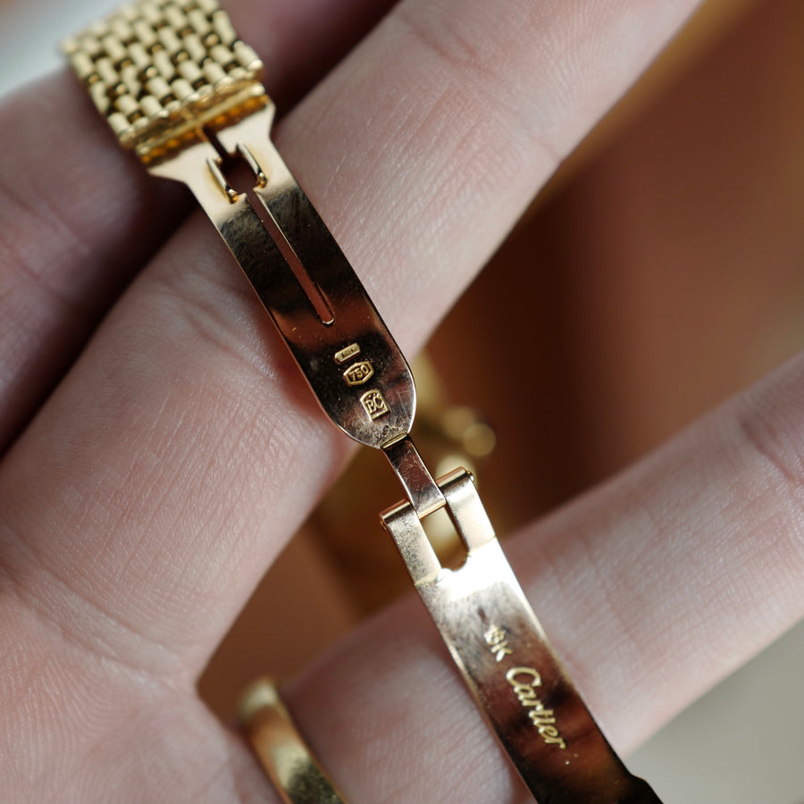 Cartier Yellow Gold Tank Cintree Watch