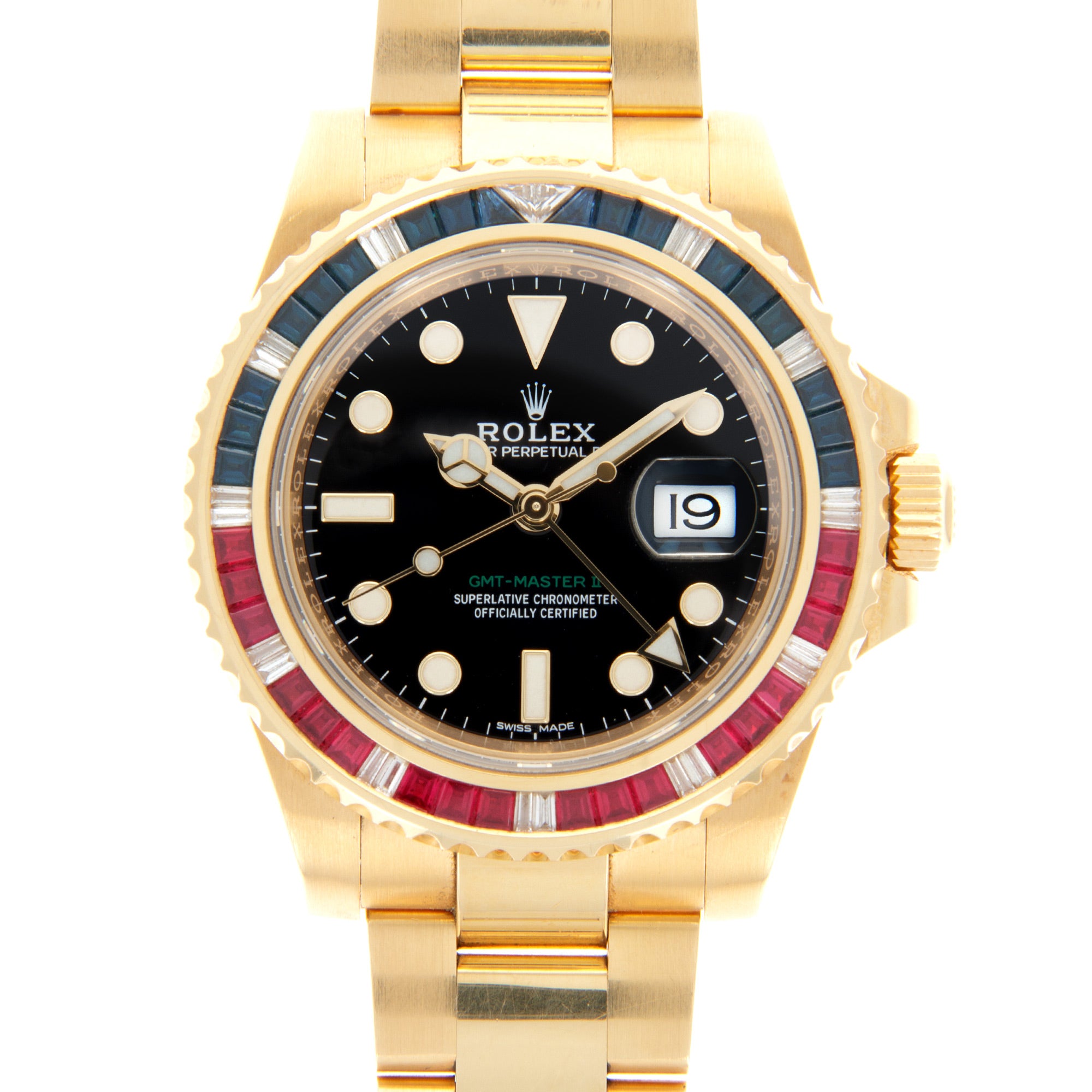 Rolex - Rolex Yellow Gold GMT-Master II 116748 SARU - The Keystone Watches
