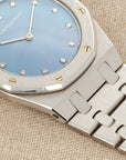 Audemars Piguet - Audemars Piguet Platinum Royal Oak with Mother of Pearl and Diamond Dial - The Keystone Watches