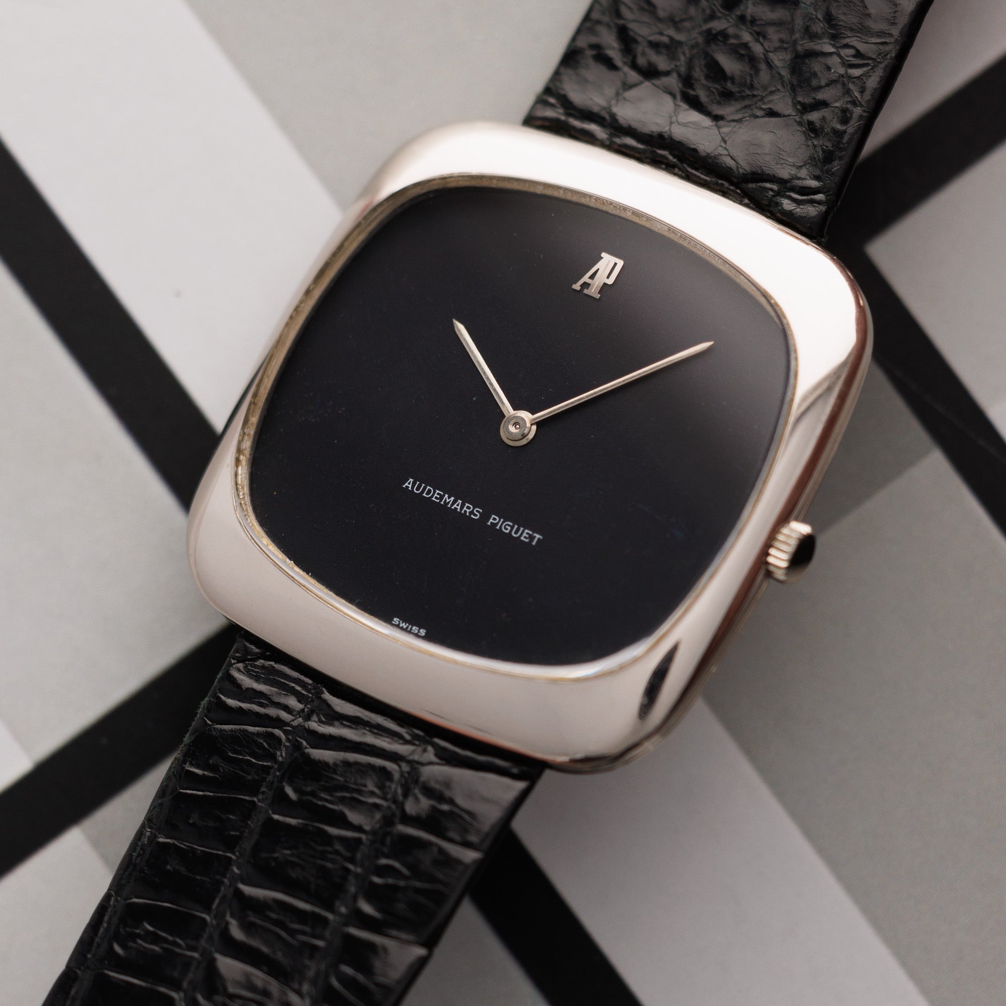 Audemars Piguet - Audemars Piguet White Gold Mechanical TV Shape Watch - The Keystone Watches