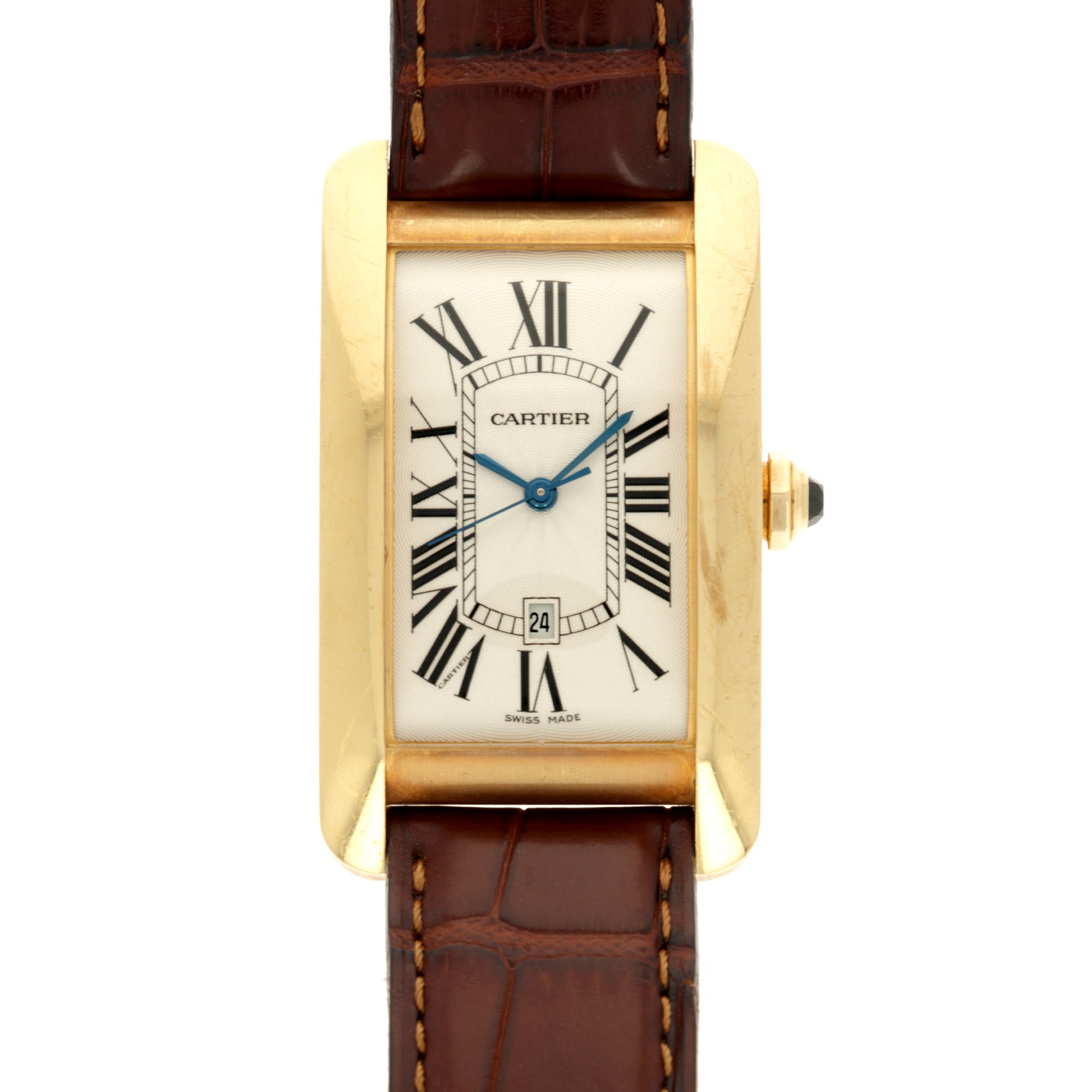 Cartier - Cartier Yellow Gold Tank Americaine Automatic - The Keystone Watches