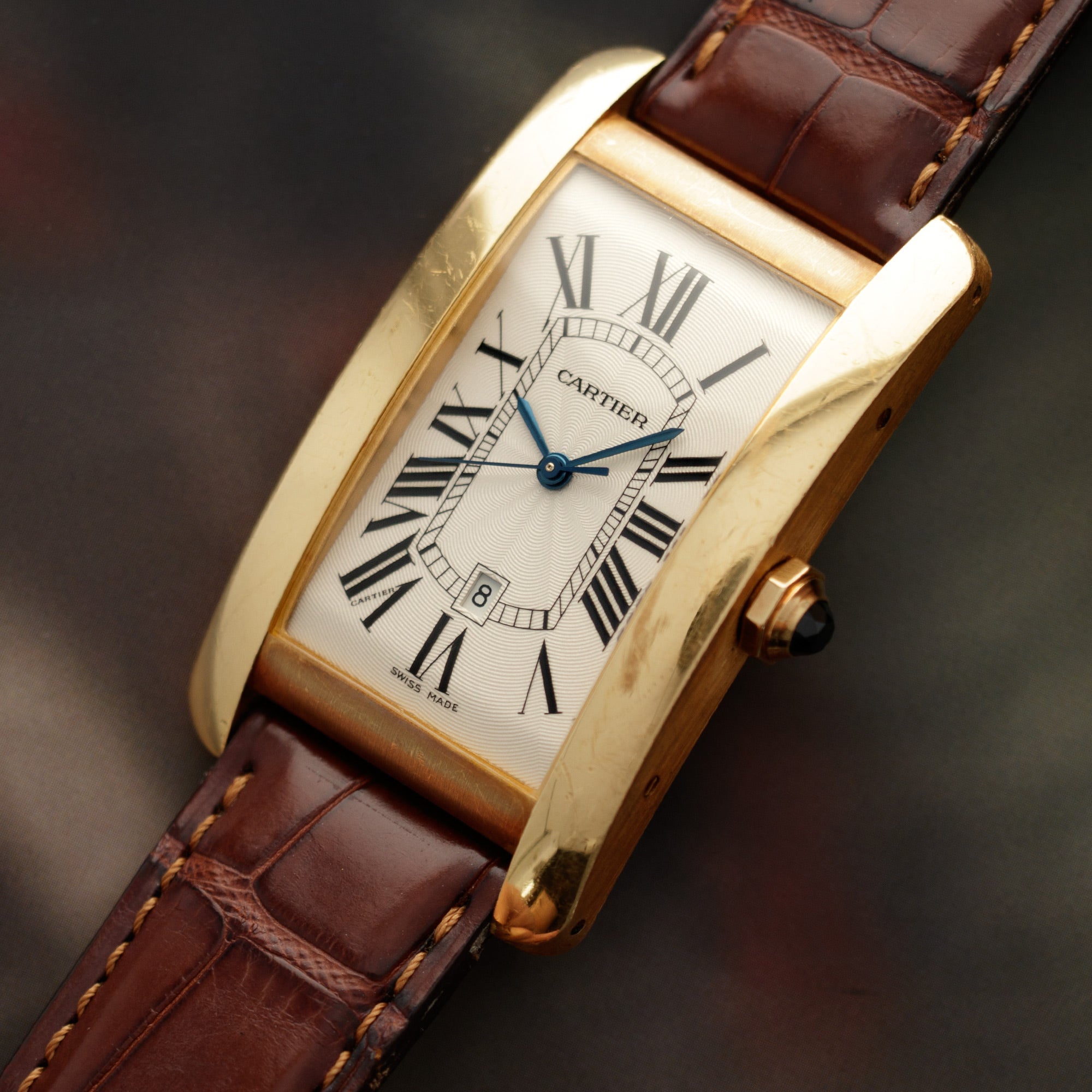Cartier - Cartier Yellow Gold Tank Americaine Automatic - The Keystone Watches