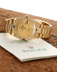 Rolex - Rolex Yellow Gold Day-Date Ref. 18378 with Factory Ruby and Diamond Bezel - The Keystone Watches