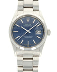 Rolex Steel Datejust Ref. 1600 with Blue Dial