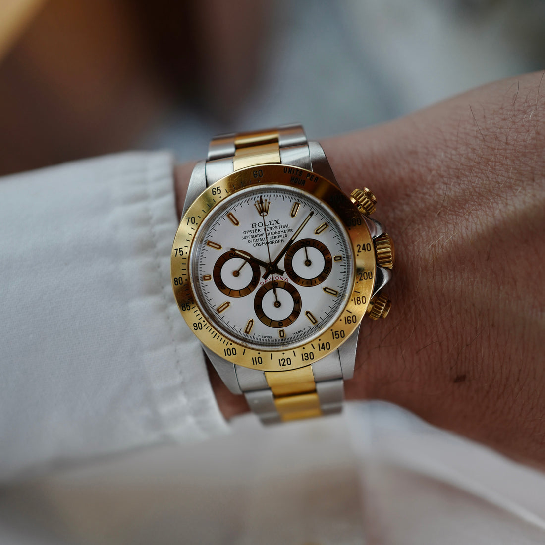 Daytona rolex store two tone