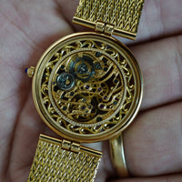 Patek Philippe Yellow Gold Skeleton Watch Ref. 3883