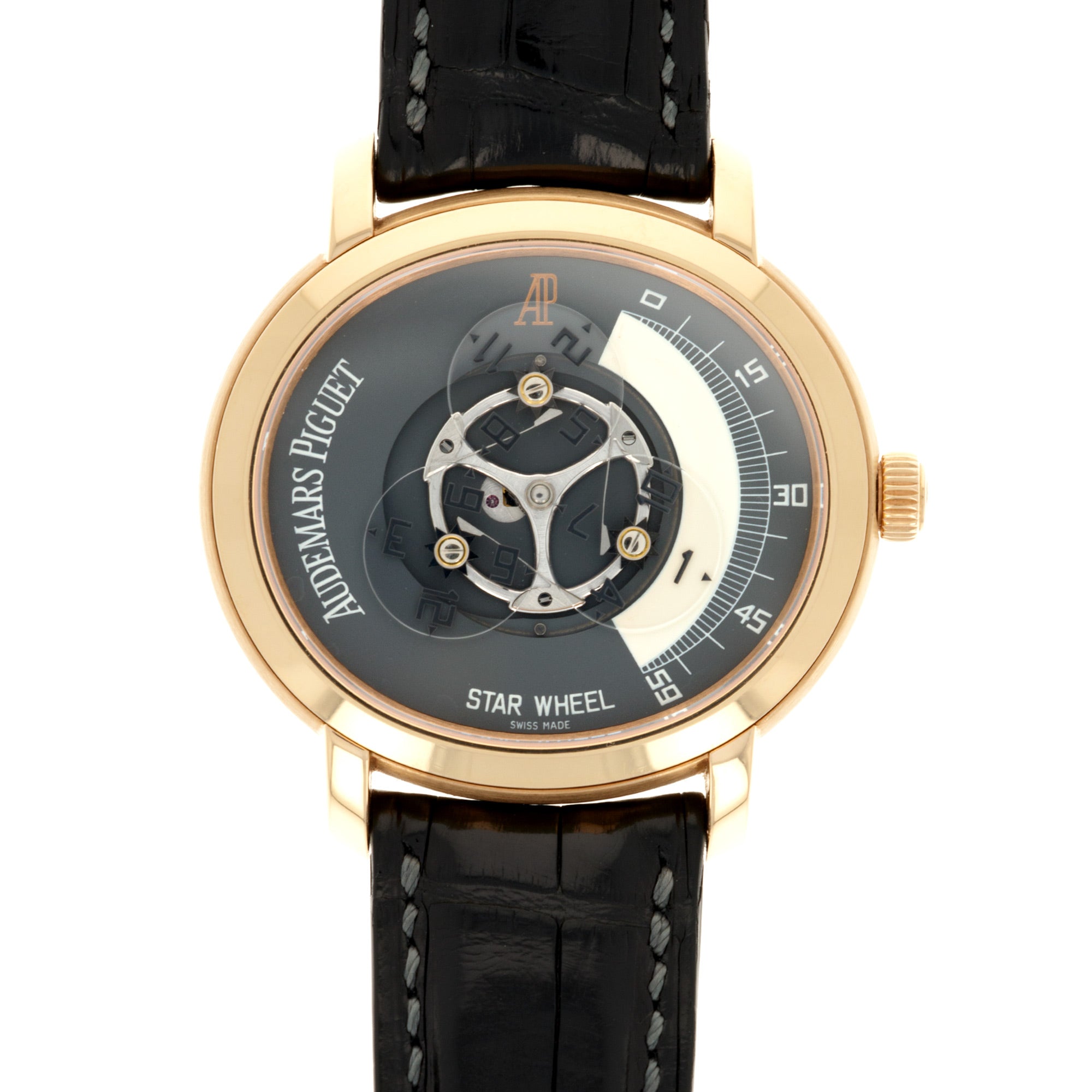 Audemars Piguet - Audemars Piguet Rose Gold Star Wheel Millenary Watch Ref. 25898 - The Keystone Watches