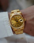 Rolex Yellow Gold Day-Date Watch Ref. 18238, Like New Old Stock