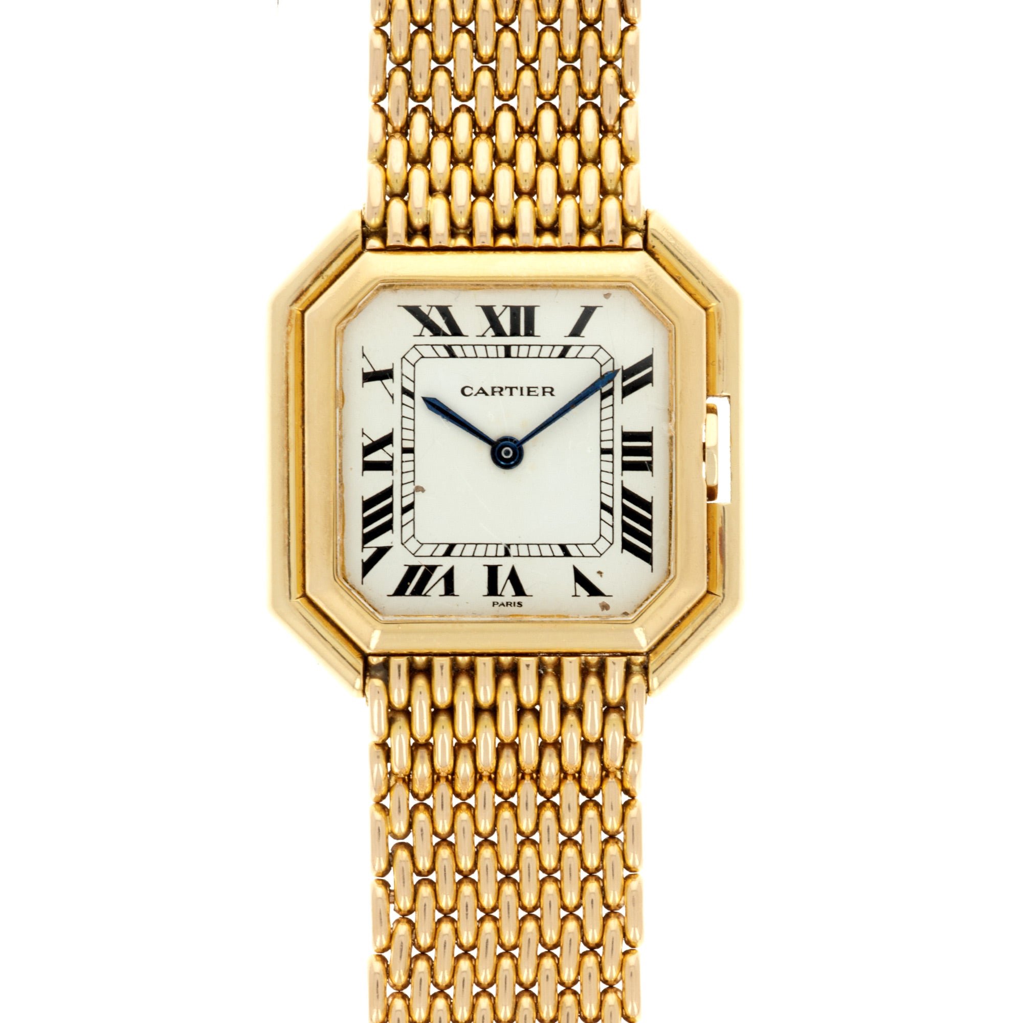 Cartier - Cartier Yellow Gold Tank Ceinture Automatic Watch on Original Bracelet - The Keystone Watches