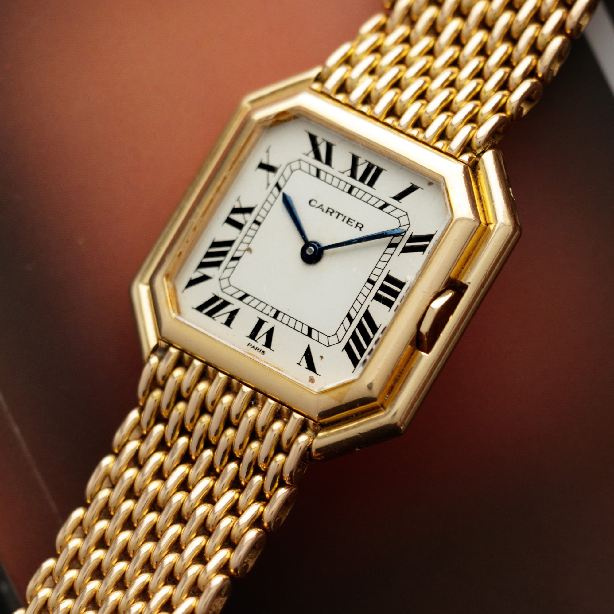 Cartier - Cartier Yellow Gold Tank Ceinture Automatic Watch on Original Bracelet - The Keystone Watches