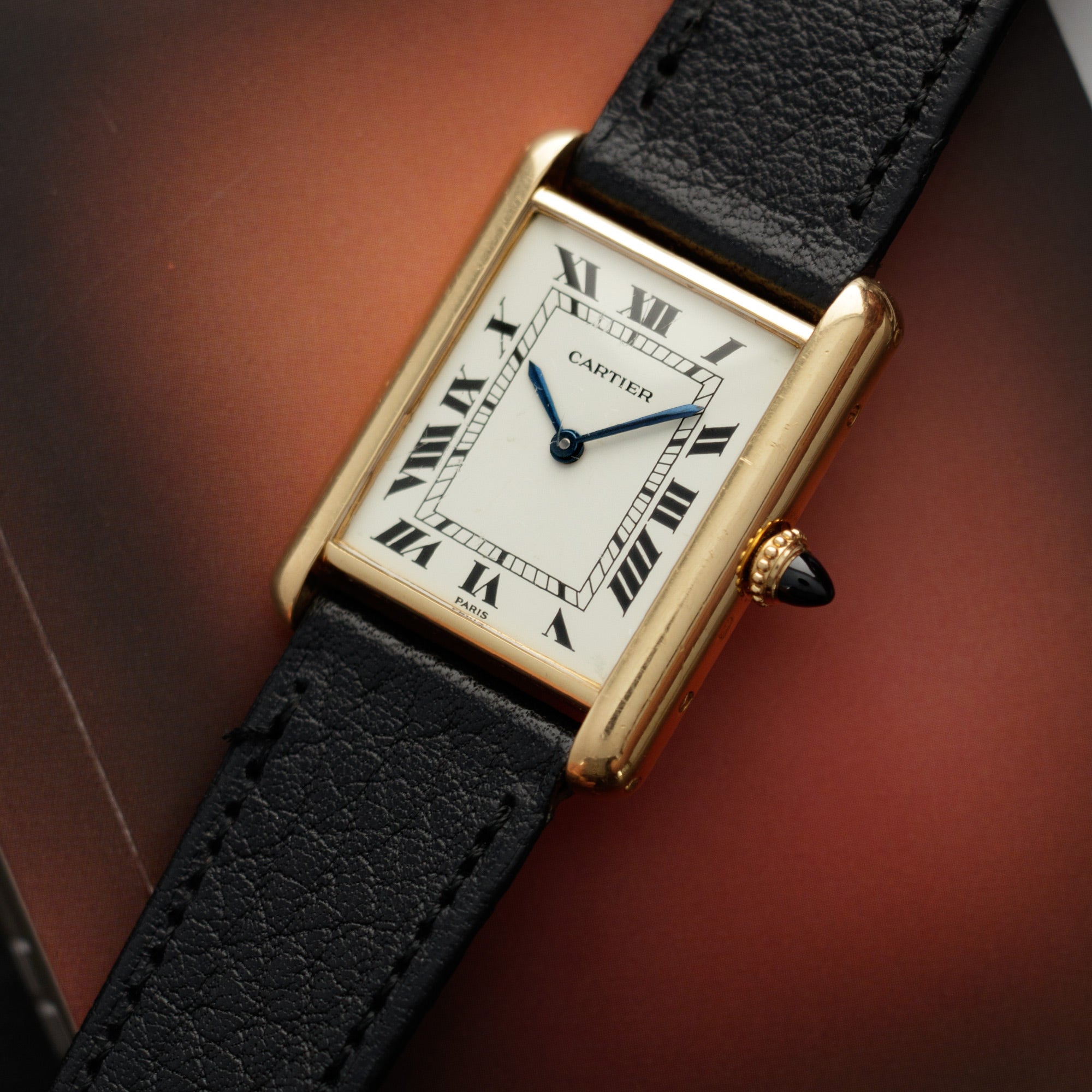 Cartier - Cartier Yellow Gold Tank Paris Mechanical Watch - The Keystone Watches