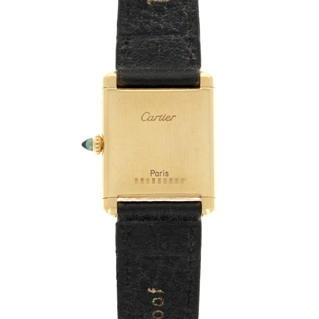 Cartier Yellow Gold Tank Paris Mechanical Watch
