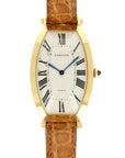 Cartier - Cartier Paris Yellow Gold Tonneau Mechanical Watch - The Keystone Watches