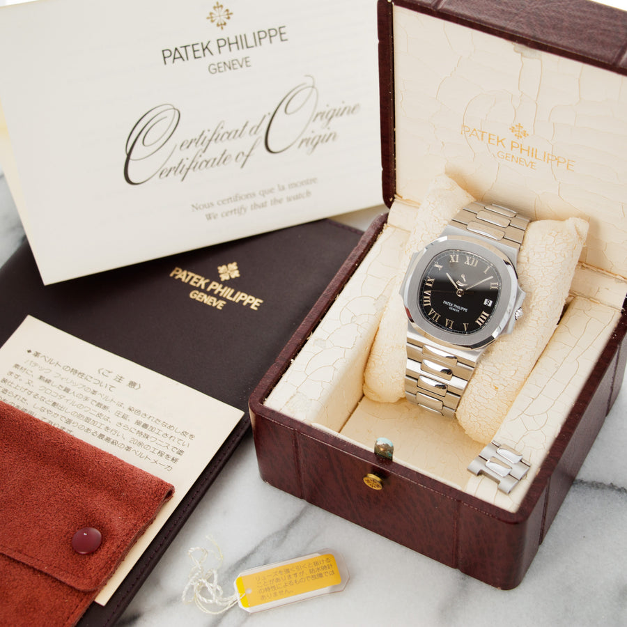 Patek Philippe Nautilus Power Reserve Watch Ref. 3710 with Original Box and Papers