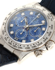 Rolex - Rolex White Gold Daytona Ref. 116519 with Sodalite Dial, Box and Papers - The Keystone Watches