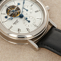 Breguet White Gold Chronograph Tourbillon Watch Ref. 3577