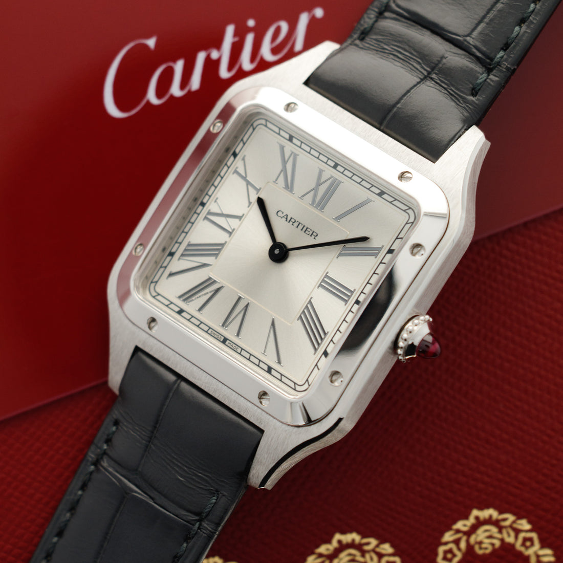 Cartier Platinum Santos-Dumont Le Bresil Tank Ref. WGSA0034, Limited Edition of 100 Pieces