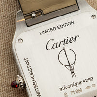 Cartier Platinum Santos-Dumont Le Bresil Tank Ref. WGSA0034, Limited Edition of 100 Pieces