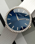 Patek Philippe White Gold Calatrava Watch Ref. 3759 with Original Diamond Bezel and Dial