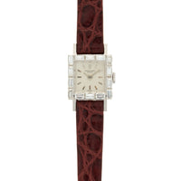 Patek Philippe White Gold & Baguette Diamond Watch Ref. 3313