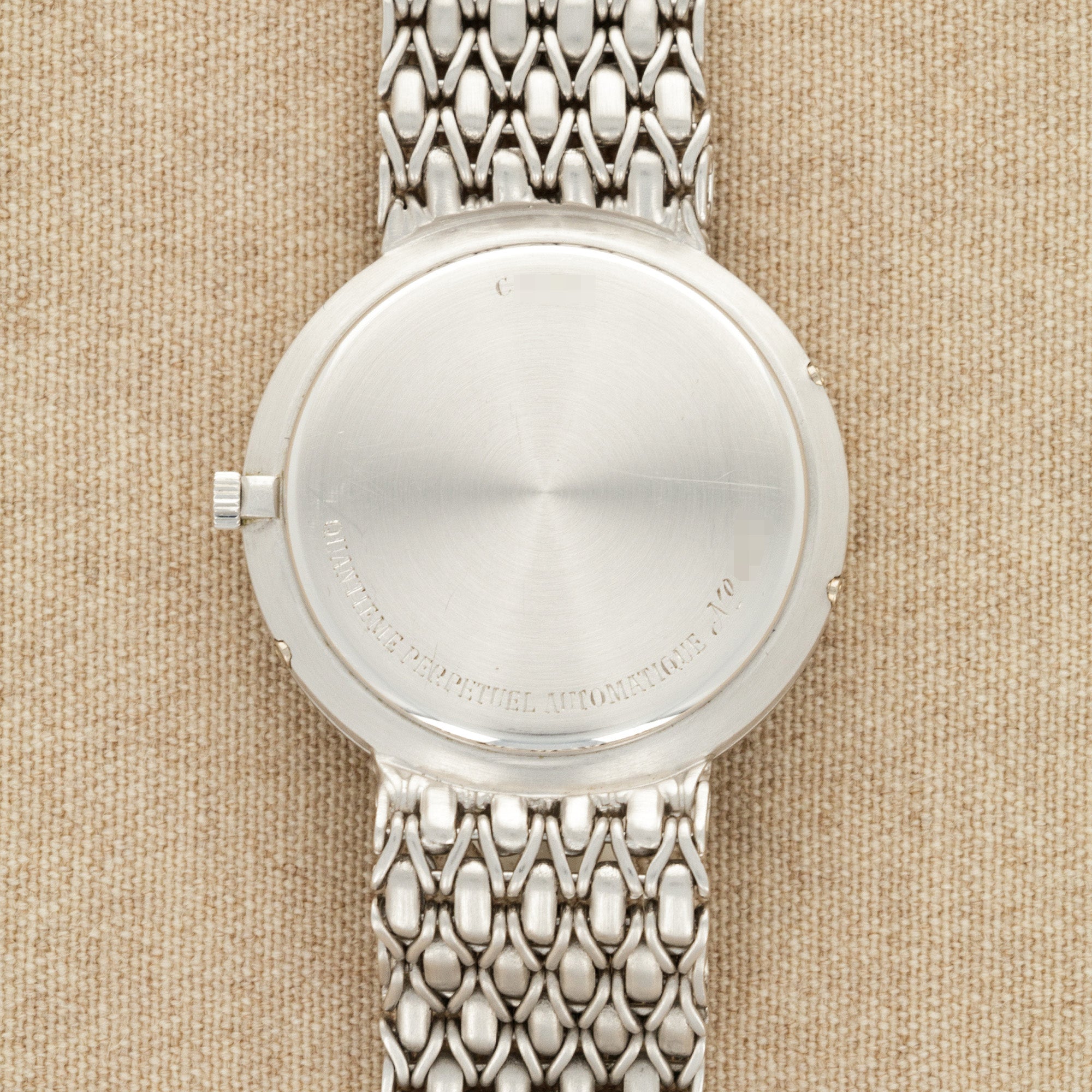 Audemars Piguet - Audemars Piguet White Gold Perpetual Calendar Diamond Watch Ref. 25618 - The Keystone Watches