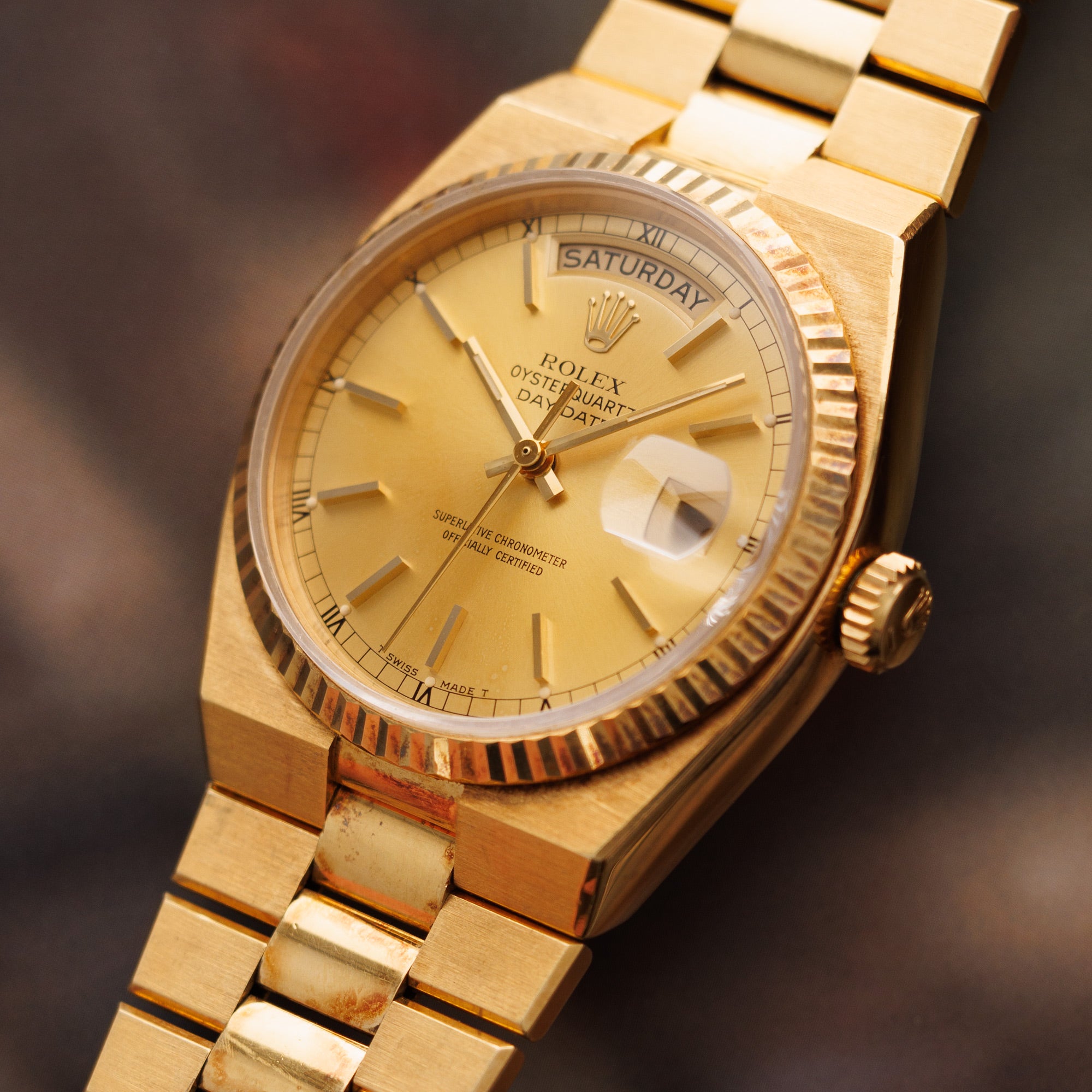 Rolex - Rolex Yellow Gold Day-Date Oysterquartz Ref. 19018 - The Keystone Watches