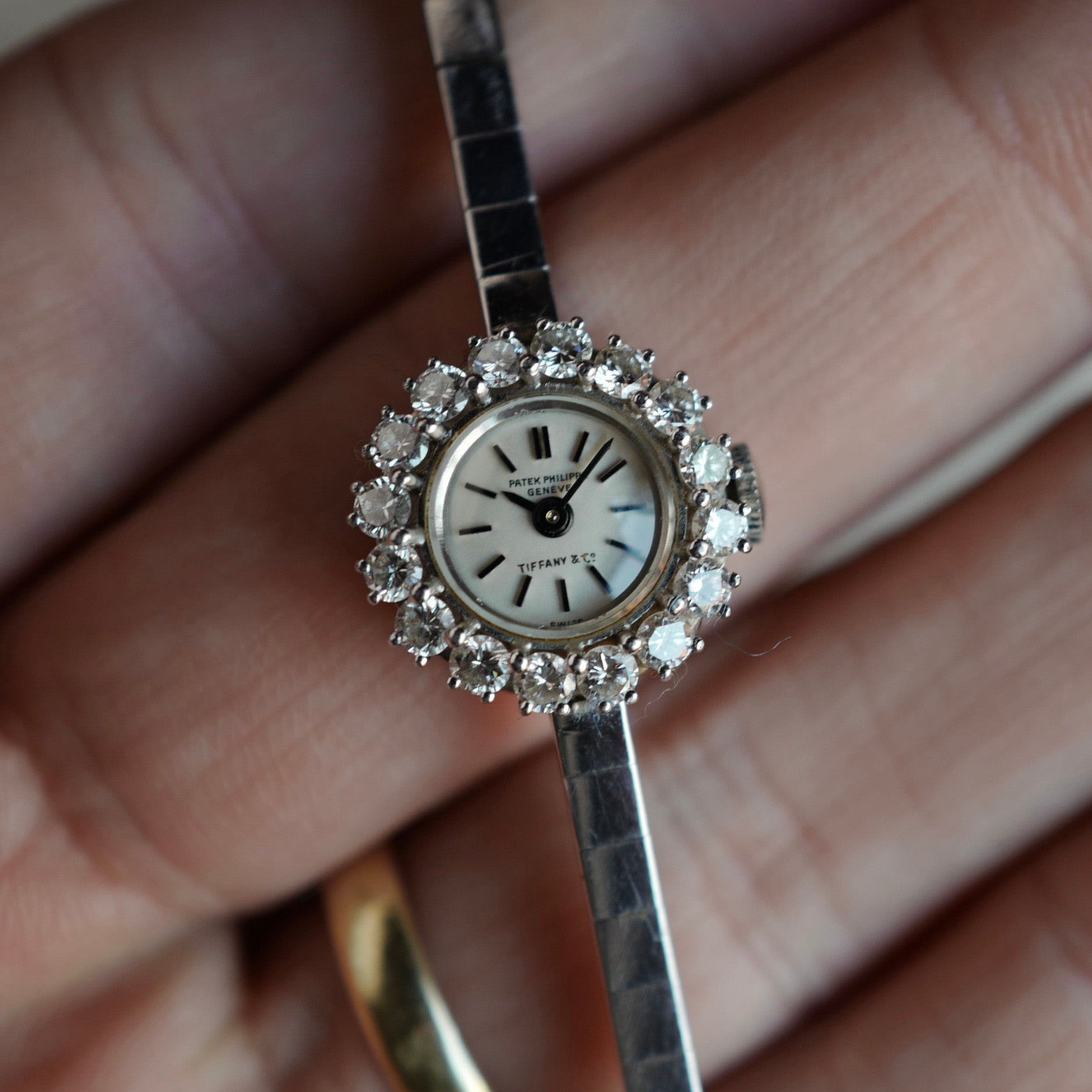 Patek Philippe - Patek Philippe Platinum Diamond Watch Ref. 3289, Retailed by Tiffany &amp; Co. (NEW ARRIVAL) - The Keystone Watches