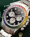 Rolex White Gold Rainbow Daytona Watch Ref. 116599