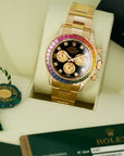 Rolex - Rolex Yellow Gold Rainbow Daytona Watch Ref. 116598 - The Keystone Watches