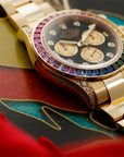 Rolex Yellow Gold Rainbow Daytona Watch Ref. 116598