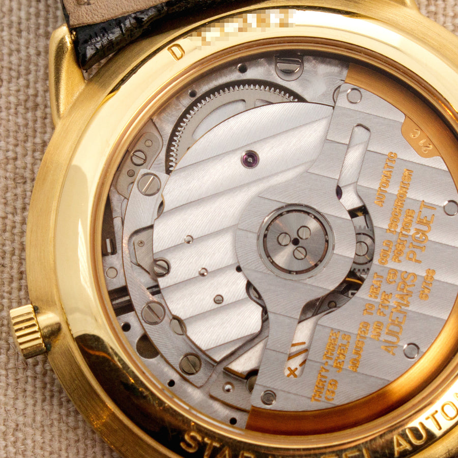 Audemars Piguet Yellow Gold Star Wheel Engraved Dial Ref. 25720