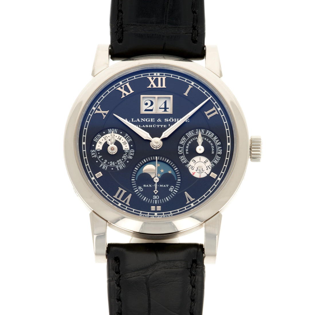 A. Lange & Sohne White Gold Perpetual Calendar Watch Ref. 310.026