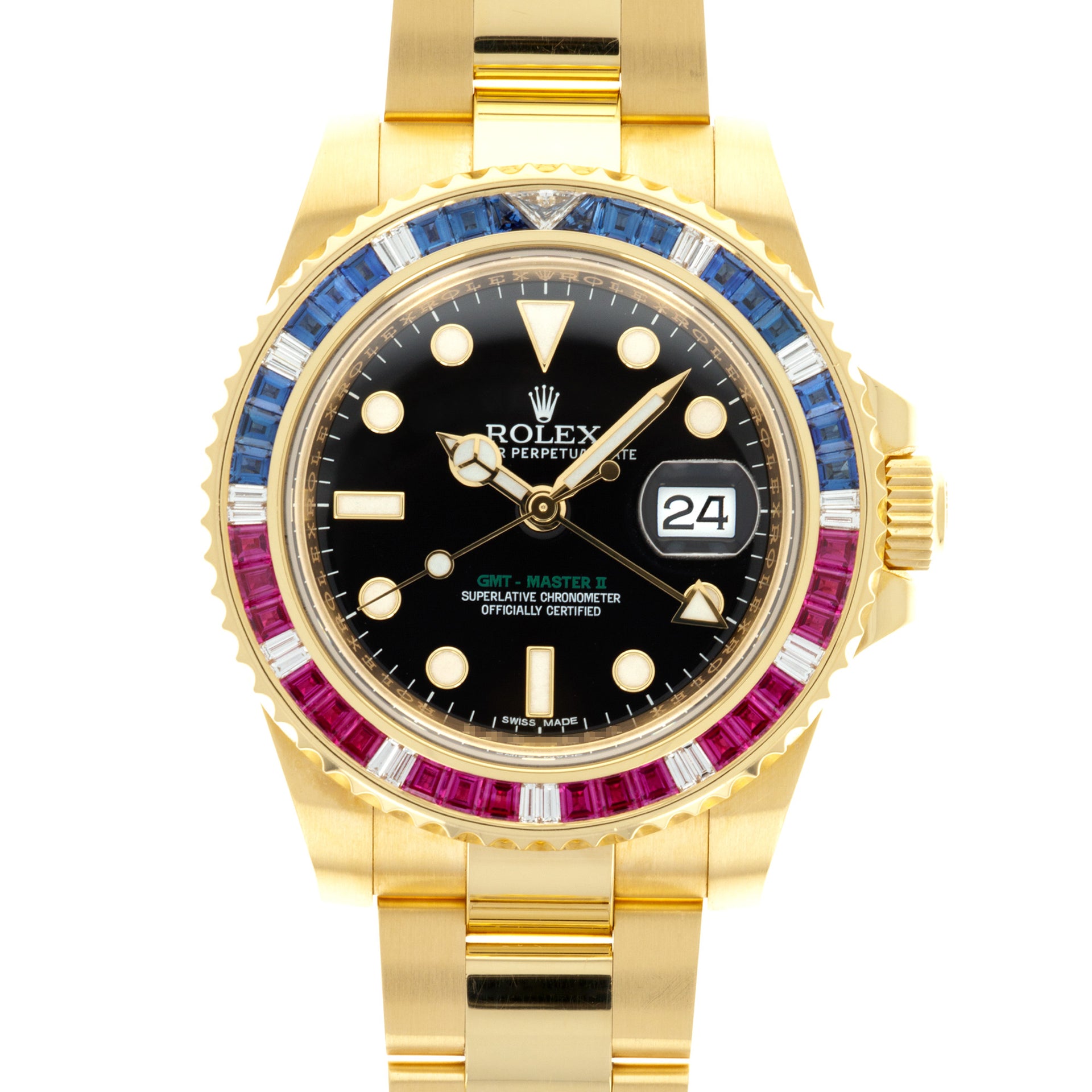 Rolex GMT-Master 116748SARU 18k YG 