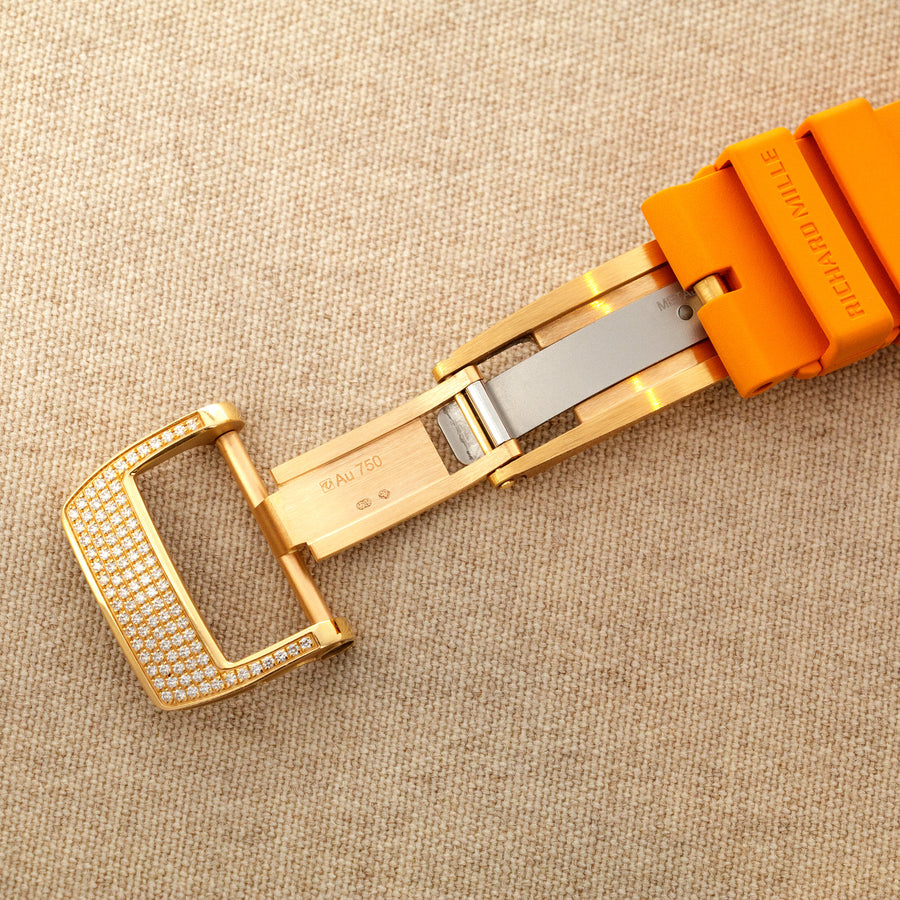 Richard Mille Rose Gold RM67-01 with Factory Pave Diamond Case