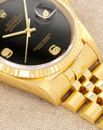 Rolex Yellow Gold Datejust Ref. 16238 with Black Onyx Dial