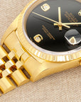 Rolex Yellow Gold Datejust Ref. 16238 with Black Onyx Dial