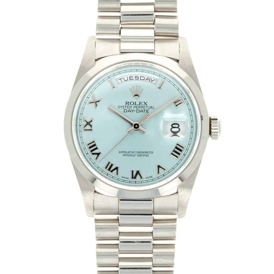 Rolex Platinum Ice Blue Day-Date Ref. 18206