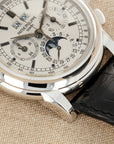 Patek Philippe White Gold Perpetual Calendar Chronograph Watch Ref. 5970
