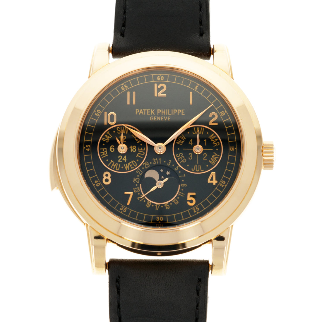 Patek Philippe Rose Gold Perpetual Calendar Minute Repeater Watch Ref. 5074