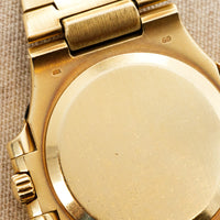 Patek Philippe Yellow Gold Nautilus Diamond Emerald Watch Ref. 3800/5