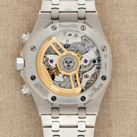 Audemars Piguet White Gold Royal Oak Chronograph Japan Edition Watch 26239