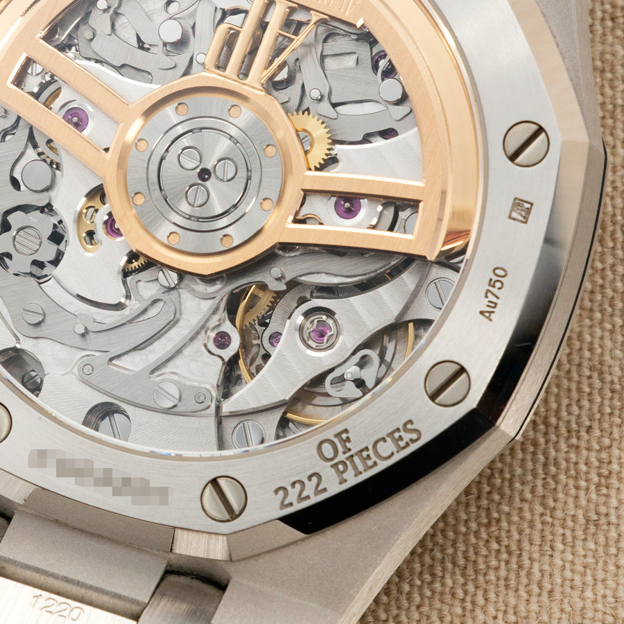 Audemars Piguet White Gold Royal Oak Chronograph Japan Edition Watch 26239