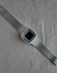 Patek Philippe White Gold, Baguette Diamond and Onyx Watch Ref. 3625 (NEW ARRIVAL)