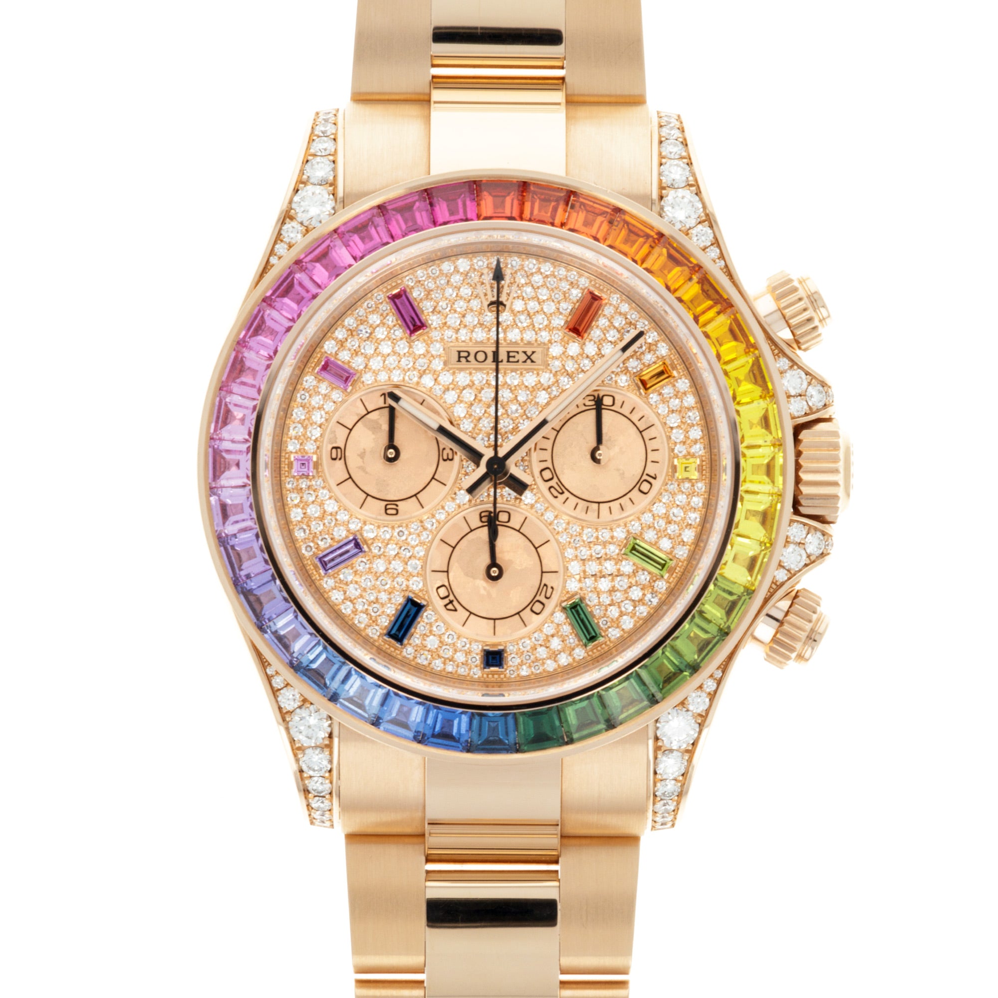 Rolex - Rolex Rose Gold Cosmograph Rainbow Daytona Ref. 116595 - The Keystone Watches