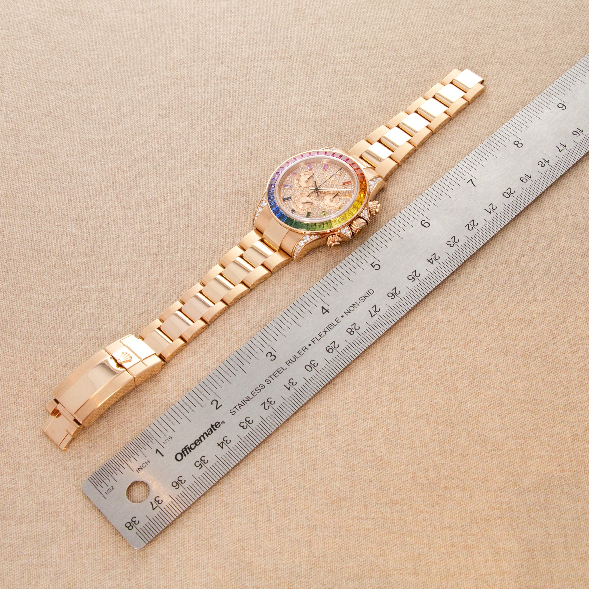 Rolex - Rolex Rose Gold Cosmograph Rainbow Daytona Ref. 116595 - The Keystone Watches