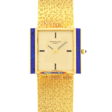 Patek Philippe Yellow Gold Lapis Watch Ref. 3578