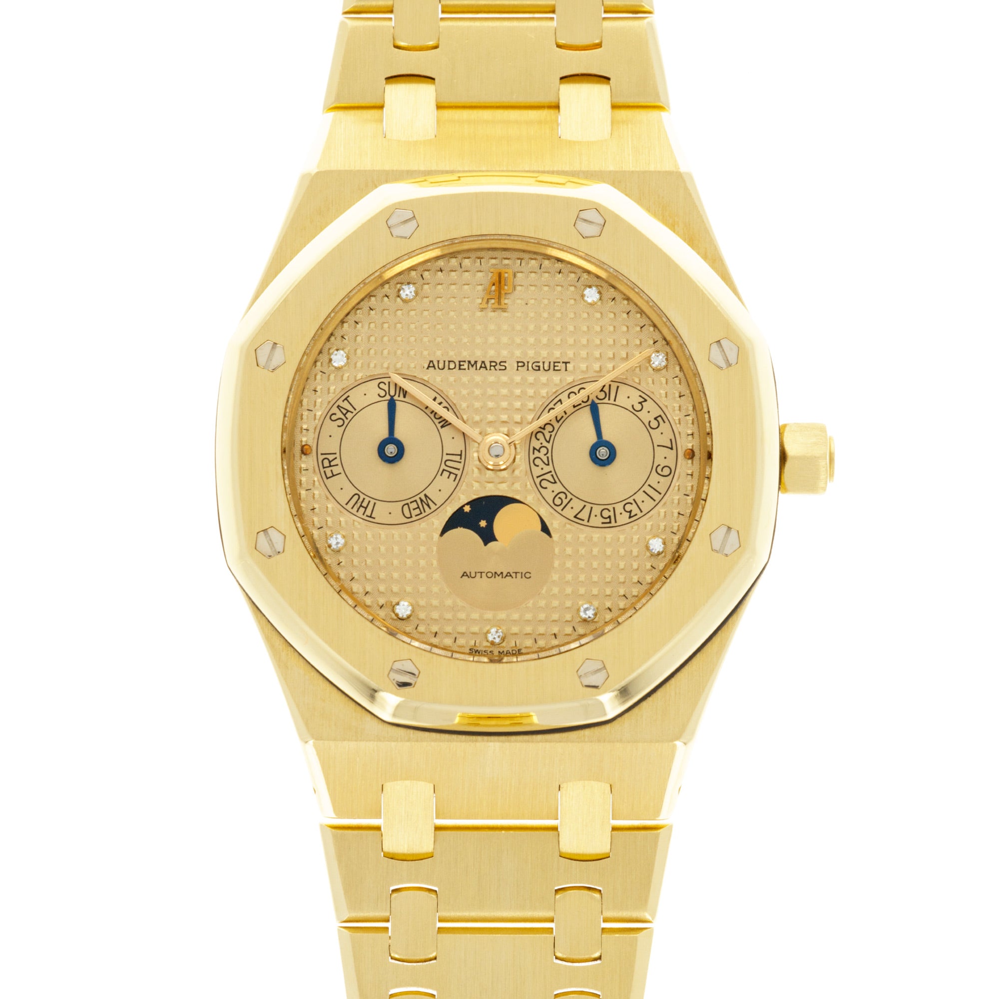 Audemars Piguet - Audemars Piguet Yellow Gold Calendar Moonphase Watch Ref. 25594 - The Keystone Watches