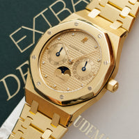 Audemars Piguet Yellow Gold Calendar Moonphase Watch Ref. 25594